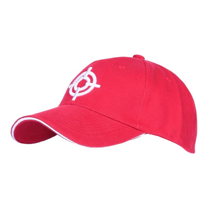 Cap Rood Met Wit Targetlogo-2128-a